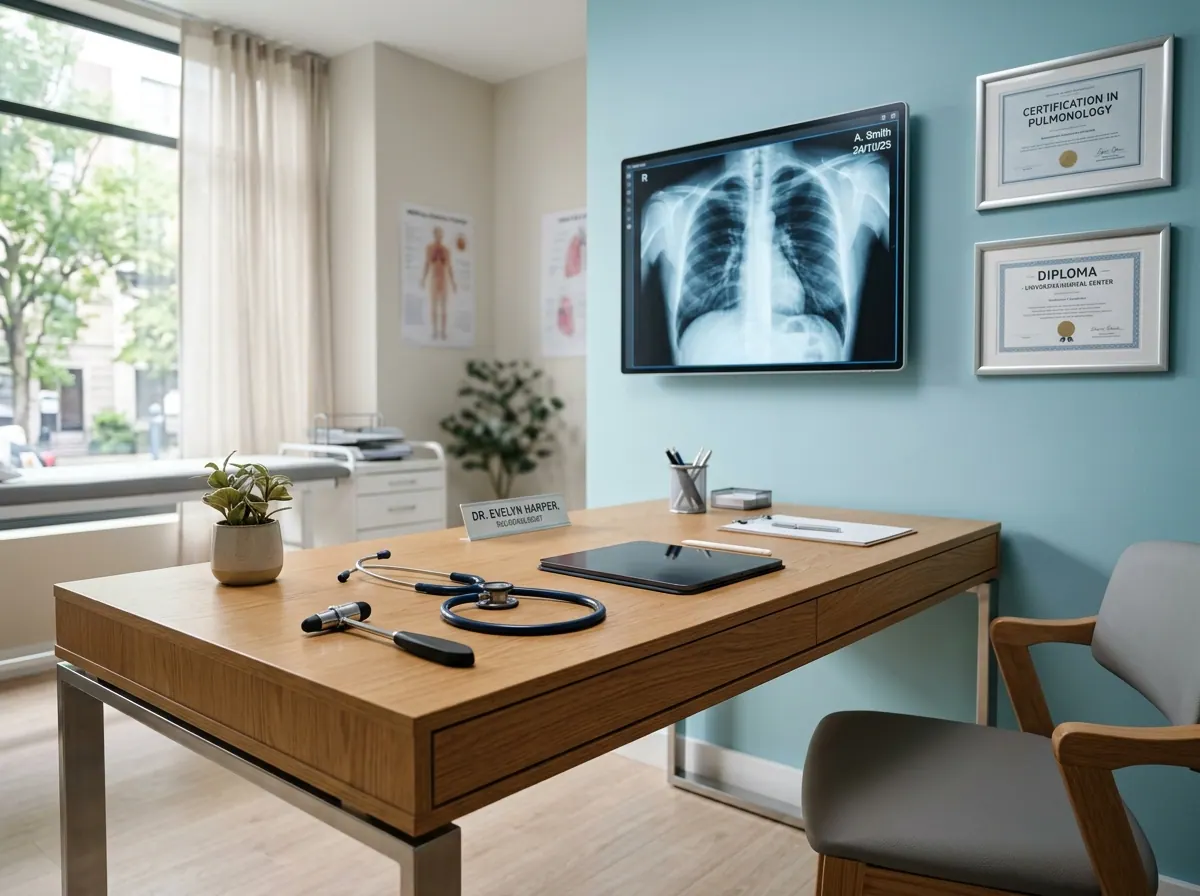 Dr Akhil Bansal pulmonologist Jaipur consultation room